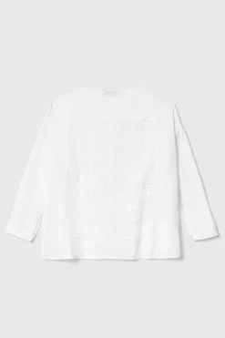 Camicie^Gaëlle Camicia con inserto in macramè sul retro • - Paris Bianco