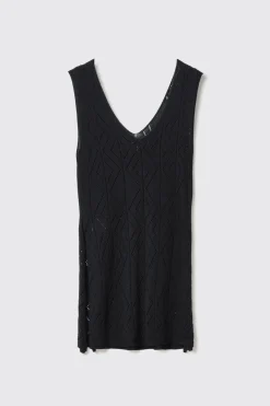 T-Shirt^Gaëlle Canotta punto mosso • - Paris Nero