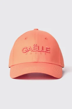 Cappelli^Gaëlle Cappello con visiera e logo ricamato • - Paris Arancione