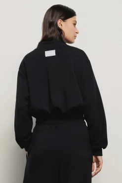 Felpe^Gaëlle Felpa cropped zippato • - Paris Nero