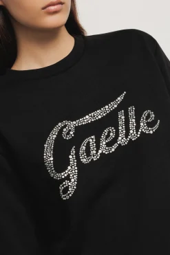 Felpe^Gaëlle Felpa paricollo manica lunga con dettaglio apertura sul retro • - Paris Nero