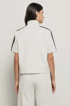 Felpe^Gaëlle Felpa zippata collo alto • - Paris Bianco