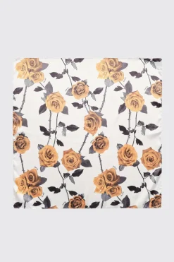 Foulard^Gaëlle Foulard stampato allover • - Paris Giallo