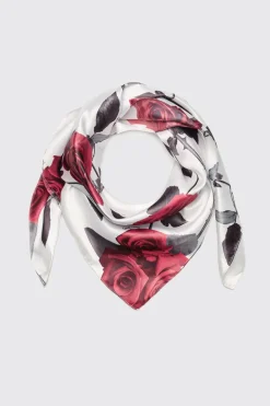 Foulard^Gaëlle Foulard stampato allover • - Paris Rosso