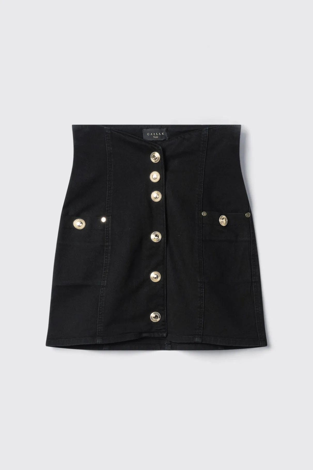 Gonne & Shorts|Denim^Gaëlle Gonna con corpetto in denim • - Paris Nero