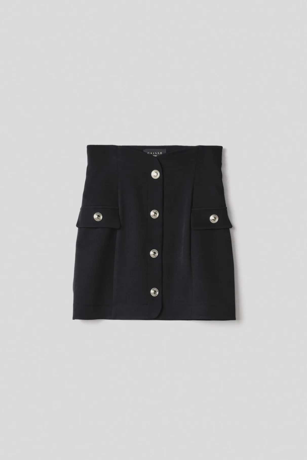 Gonne & Shorts^Gaëlle Gonna corta bustier in cady • - Paris Nero
