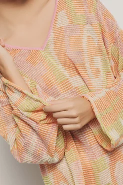 Maglieria^Gaëlle Maxi maglia con logo • - Paris Multicolor