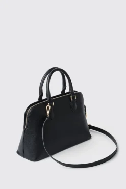 Borse A Tracolla|Shopper & Zaini^Gaëlle Maxi shoulder strap con logo in metallo • - Paris Nero