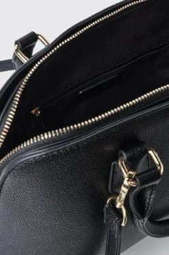 Borse A Tracolla|Shopper & Zaini^Gaëlle Maxi shoulder strap con logo in metallo • - Paris Nero