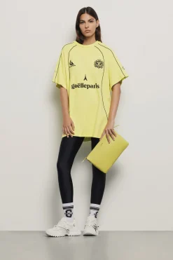 T-Shirt^Gaëlle Maxi t-shirt paricollo con taglio raglan • - Paris Lime