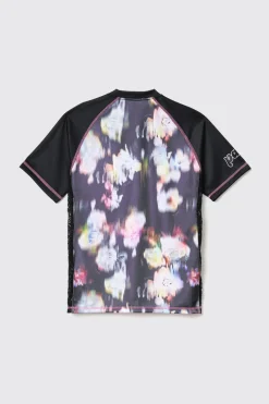 T-Shirt^Gaëlle Maxi t-shirt paricollo raglan • - Paris Nero