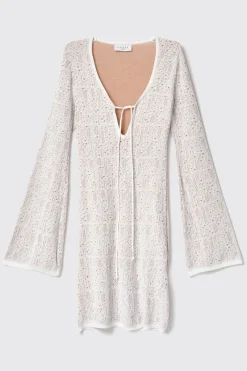 Abiti^Gaëlle Mini abito in maglia • - Paris Off white