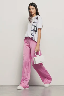Borse A Mano|Borse Mini^Gaëlle Mini shoulder strap con logo in metallo • - Paris Bianco