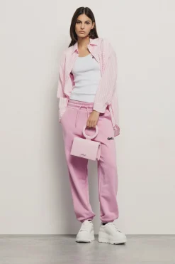 Borse A Mano|Borse Mini^Gaëlle Mini shoulder strap con logo in metallo • - Paris Rosa