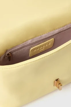 Borse Mini|Borse A Tracolla^Gaëlle Mini shoulder strap con matelasse' e logo chiusura girello • - Paris Giallo