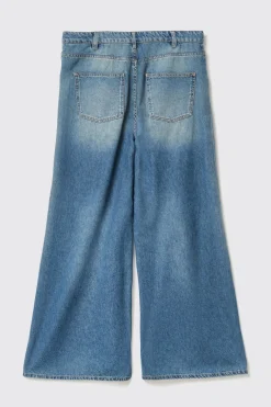 Pantaloni & Leggings|Denim^Gaëlle Pantalone boy low waist wide leg • - Paris Blu