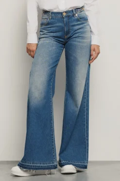 Pantaloni & Leggings|Denim^Gaëlle Pantalone boy palazzo • - Paris Blu