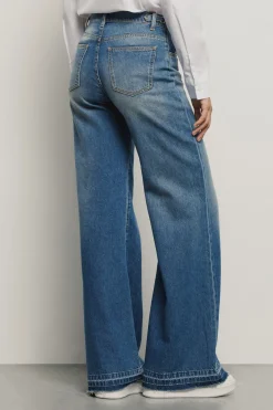 Pantaloni & Leggings|Denim^Gaëlle Pantalone boy palazzo • - Paris Blu