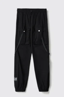 Pantaloni^Gaëlle Pantalone cargo in nylon • - Paris Nero