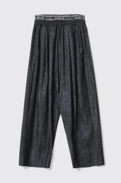 Pantaloni & Leggings^Gaëlle Pantalone carrot con piegoni e cinturino elasticato • - Paris Nero