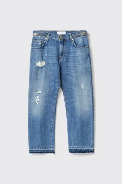 Pantaloni & Leggings|Denim^Gaëlle Pantalone carry over • - Paris Blu
