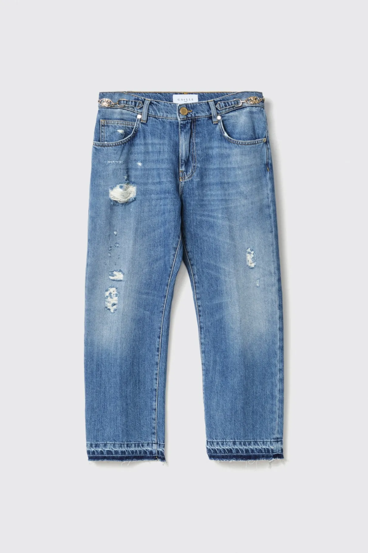 Pantaloni & Leggings|Denim^Gaëlle Pantalone carry over • - Paris Blu