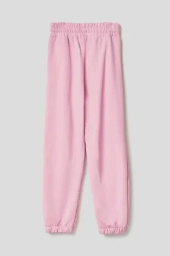 Pantaloni & Leggings^Gaëlle Pantalone in felpa tasche alla francese e stampa • - Paris Rosa orchidea