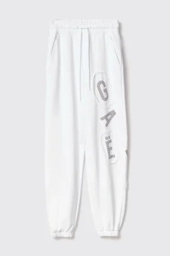 Pantaloni & Leggings^Gaëlle Pantalone in felpa tasche alla francese e dettaglio • - Paris Bianco