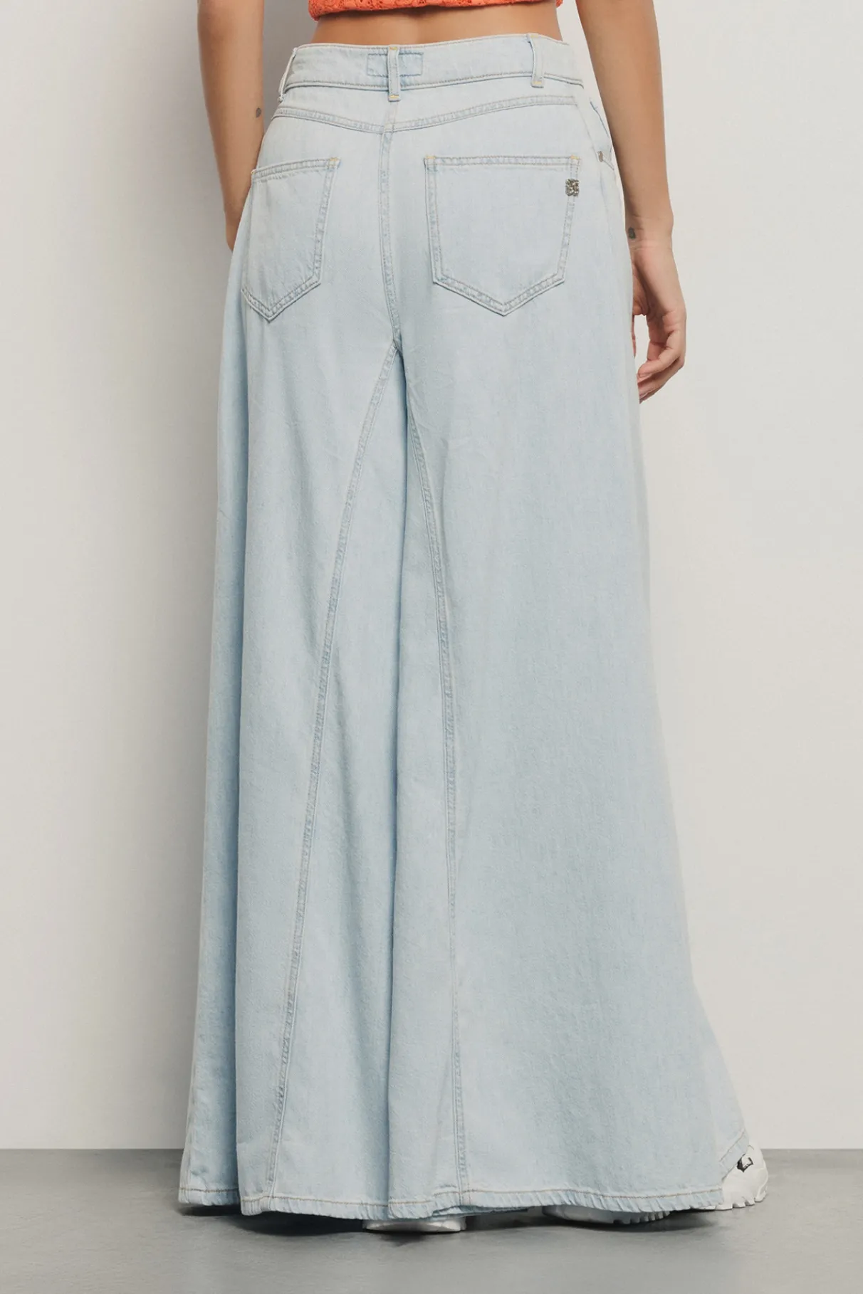 Pantaloni & Leggings^Gaëlle Pantalone maxi palazzo • - Paris Blu