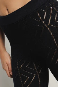 Pantaloni & Leggings^Gaëlle Pantalone punto mosso • - Paris Nero