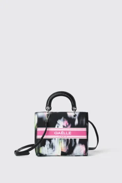 Borse A Tracolla^Gaëlle Reg shoulder strap canvas stampa allover banda logo • - Paris Fiorato