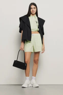 Borse A Mano|Borse A Tracolla^Gaëlle Reg shoulder strap con logo in metallo • - Paris Nero