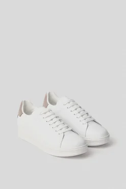 Scarpe^Gaëlle Sneakers addict in action leather con patch in suede • - Paris Safari