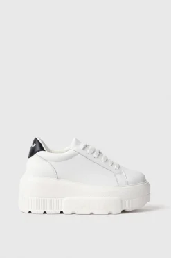 Sneakers^Gaëlle Sneakers addict plateau con logo sulla suola • - Paris Nero