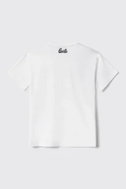 T-Shirt^Gaëlle T-shirt in jesrey paricollo con stampa • - Paris Bianco